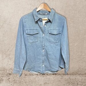 Miss Sparkling Button Down Shirt NWT